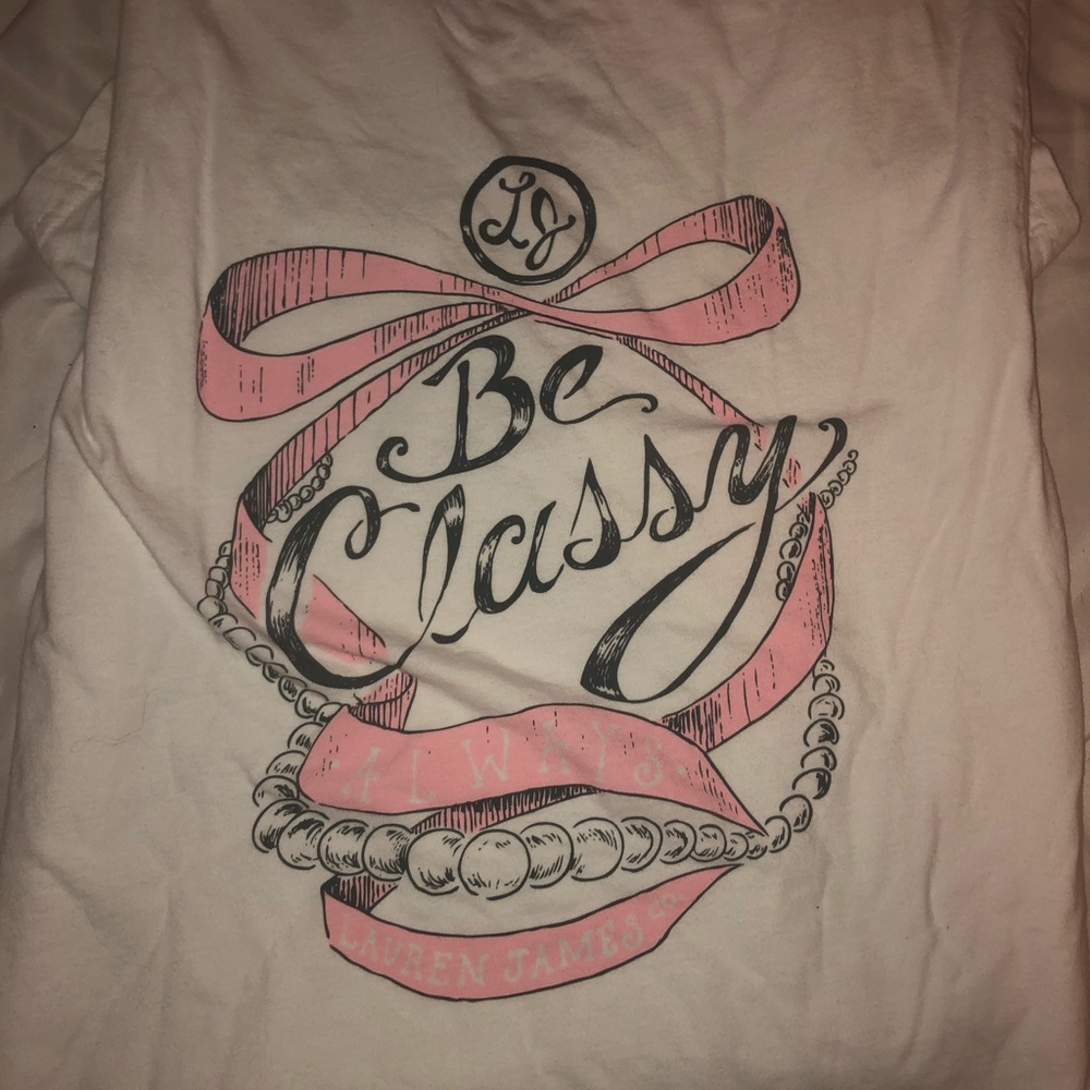 Lauren James Short Sleeve Preppy T shirt